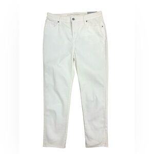 NWT Chico's White Girlfriend Slim Ankle Leg Pants size 10